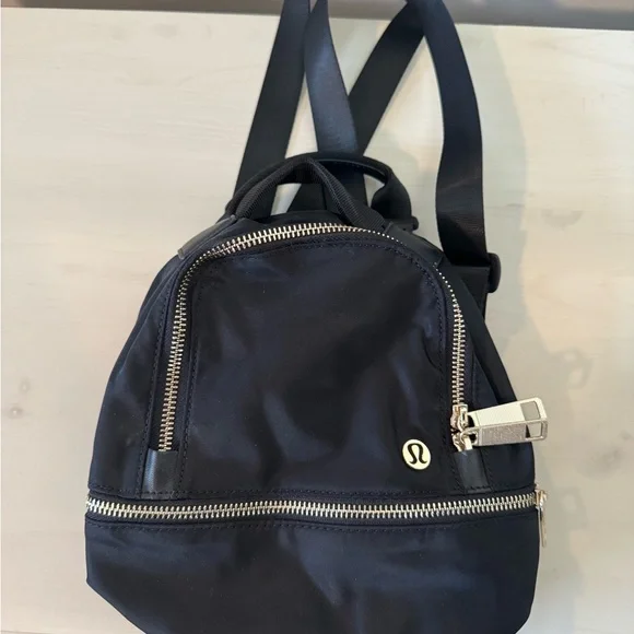 lululemon athletica Black Mini Backpack - Picture 1 of 2